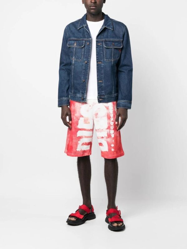 Diesel  embroidered-logo denim jacket - Image 2
