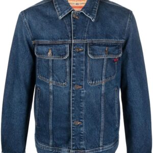 Diesel  embroidered-logo denim jacket