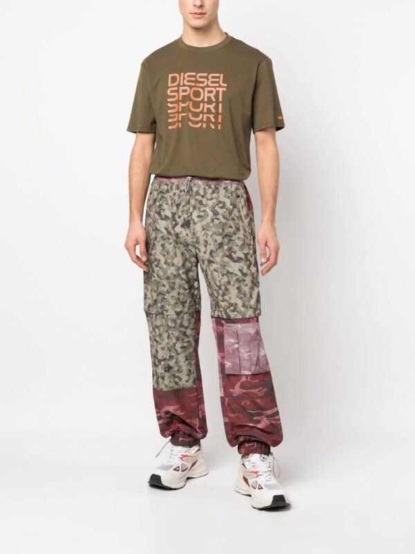 Diesel  patch-work performance trousers - Image 2