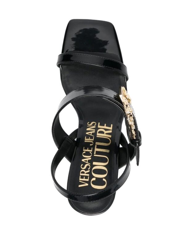 Versace buckle-fastening heeled sandals - Image 4