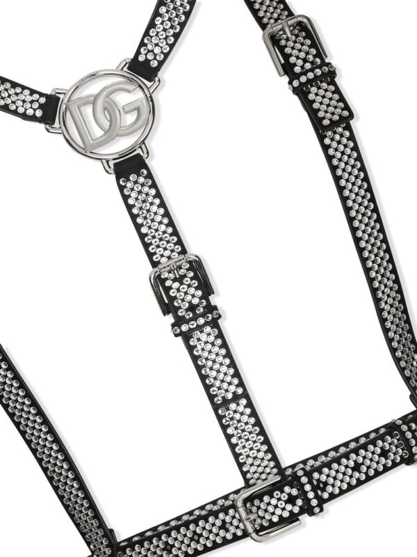 Dolce & gabbana  crystal-embellished harness belt - Image 2