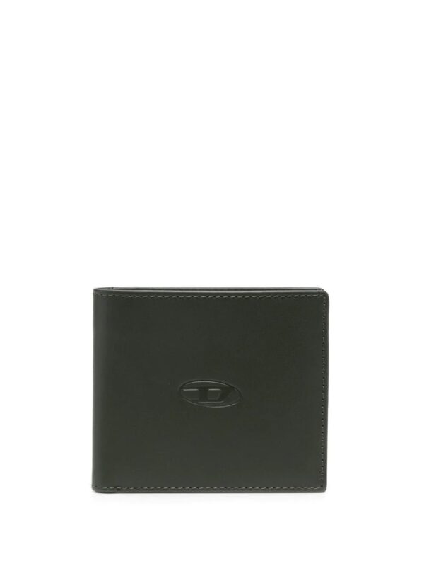 Diesel  embossed-logo leather wallet