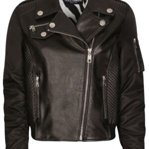 Dolce & Gabbana  leather biker jacket