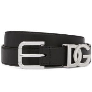 Dolce & gabbana  DG logo leather belt