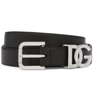 Dolce & gabbana  DG logo leather belt