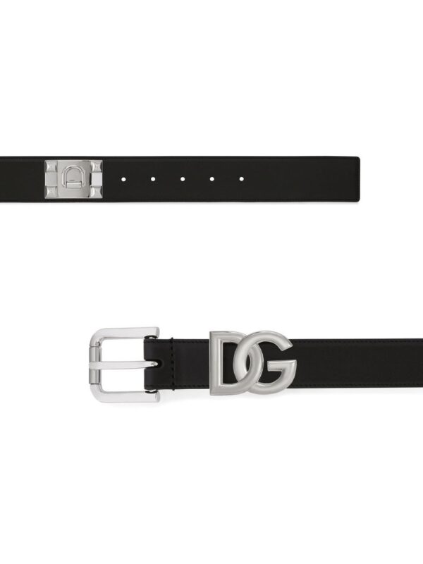 Dolce & gabbana  DG logo leather belt - Image 2
