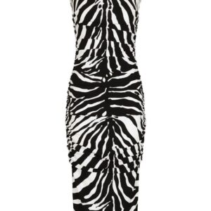 Dolce & Gabbana  zebra-print midi pencil dress