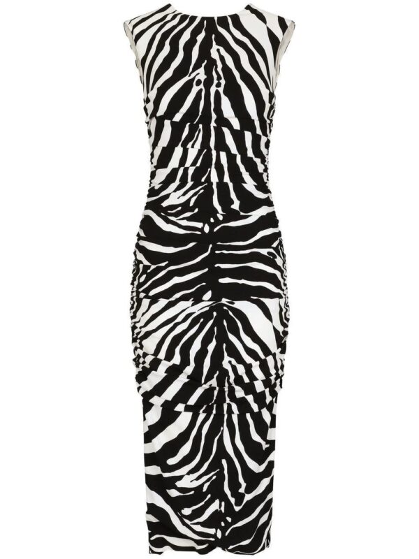 Dolce & Gabbana  zebra-print midi pencil dress