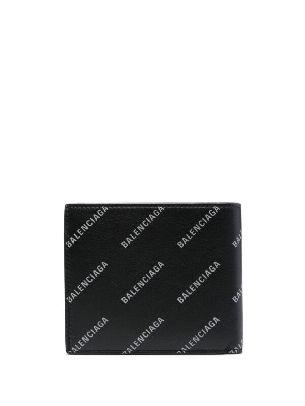 Balenciaga  reflective logo-print wallet - Image 2