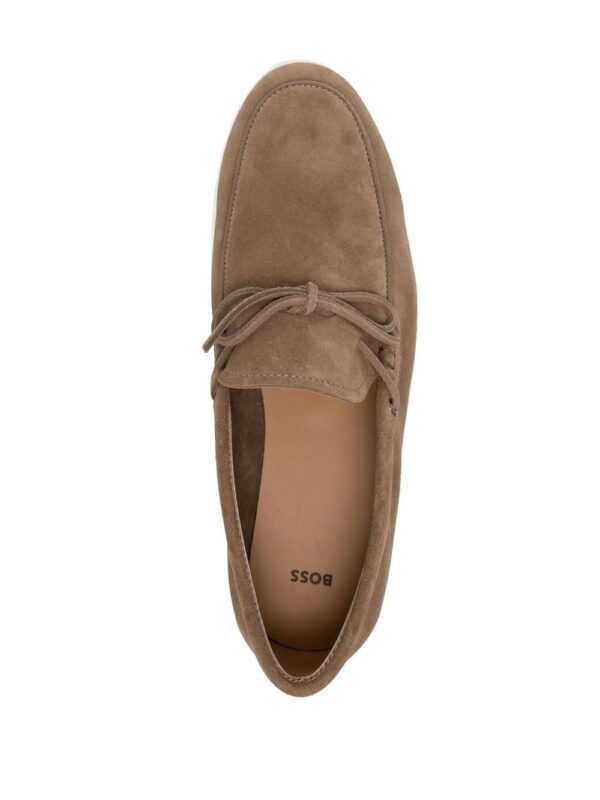 BOSS  front tie-fastening detail loafers - Image 4