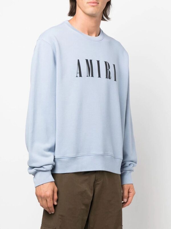 AMIRI  logo-print crew neck sweatshirt - Image 3