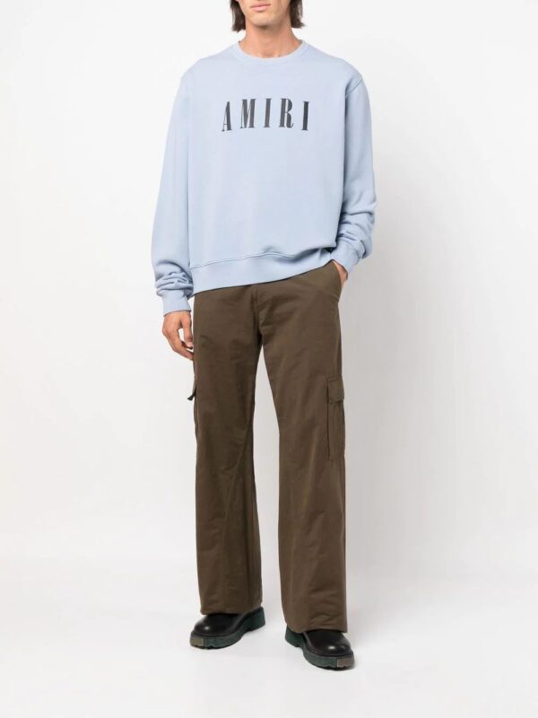 AMIRI  logo-print crew neck sweatshirt - Image 2
