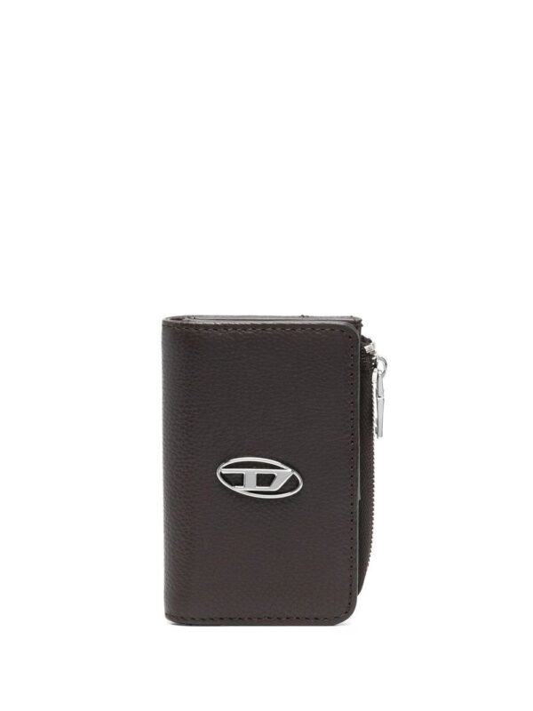 Diesel L-Zip leather keyholder wallet