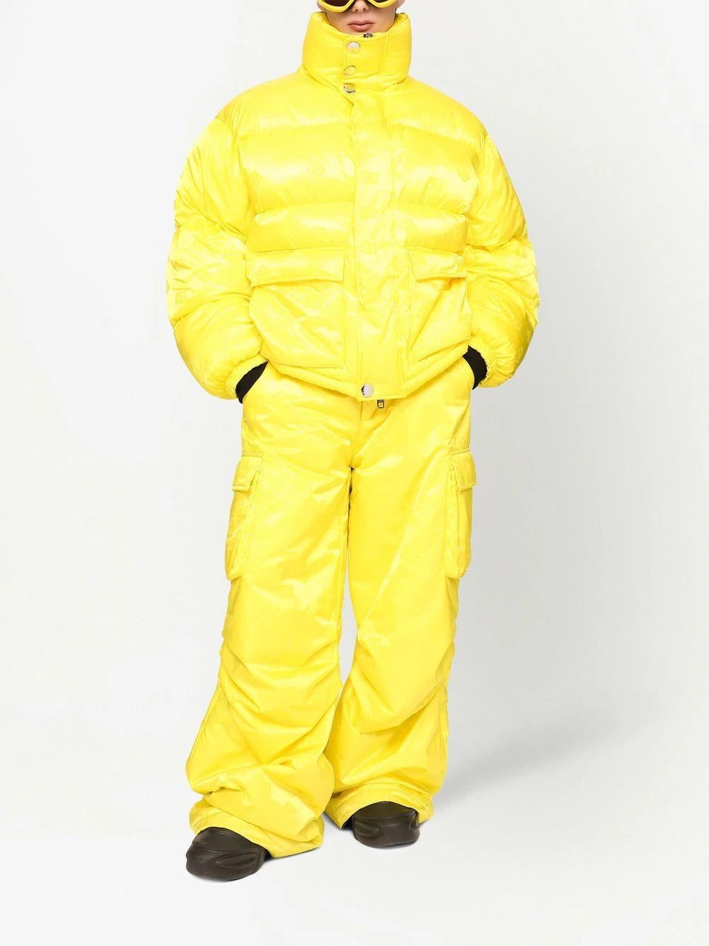 Dolce & Gabbana all-over logo-print padded jacket - Image 2