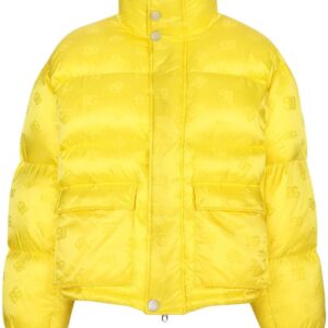 Dolce & Gabbana  all-over logo-print padded jacket