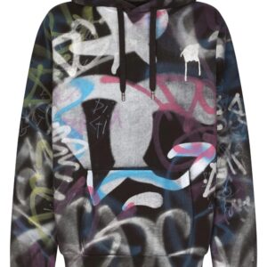 Dolce & Gabbana  graffiti logo-print hoodie
