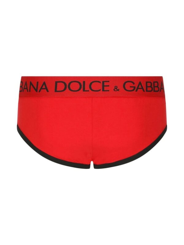 Dolce & Gabbana  logo-waistband stretch-cotton briefs - Image 3