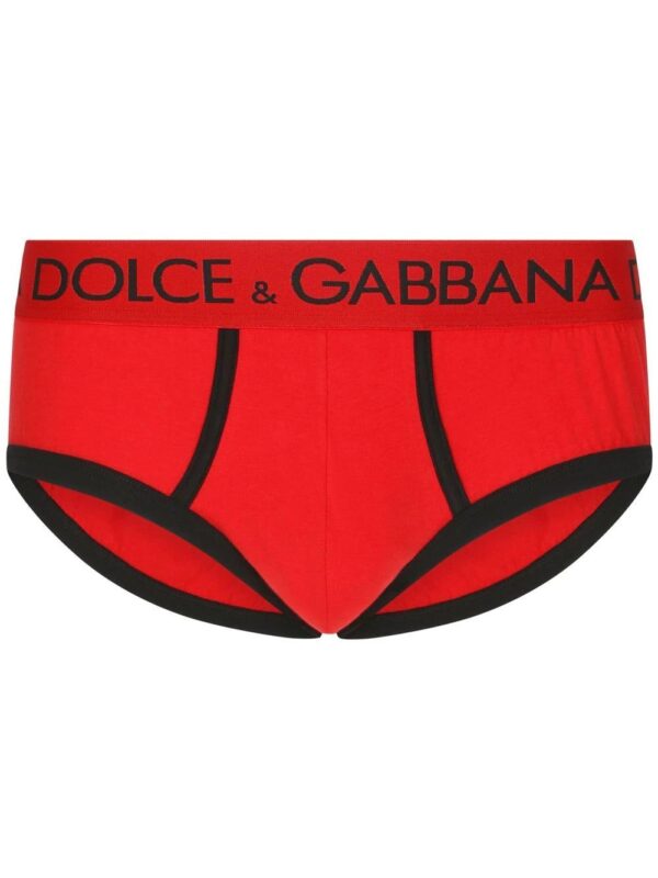 Dolce & Gabbana  logo-waistband stretch-cotton briefs