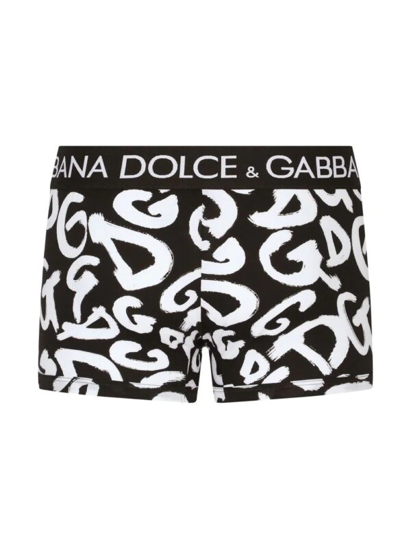 Dolce & Gabbana  graffiti-logo print boxer briefs - Image 3