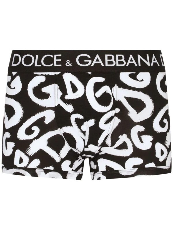Dolce & Gabbana  graffiti-logo print boxer briefs