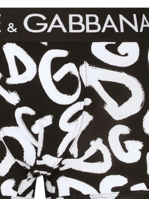 Dolce & Gabbana  graffiti-logo print boxer briefs - Image 4