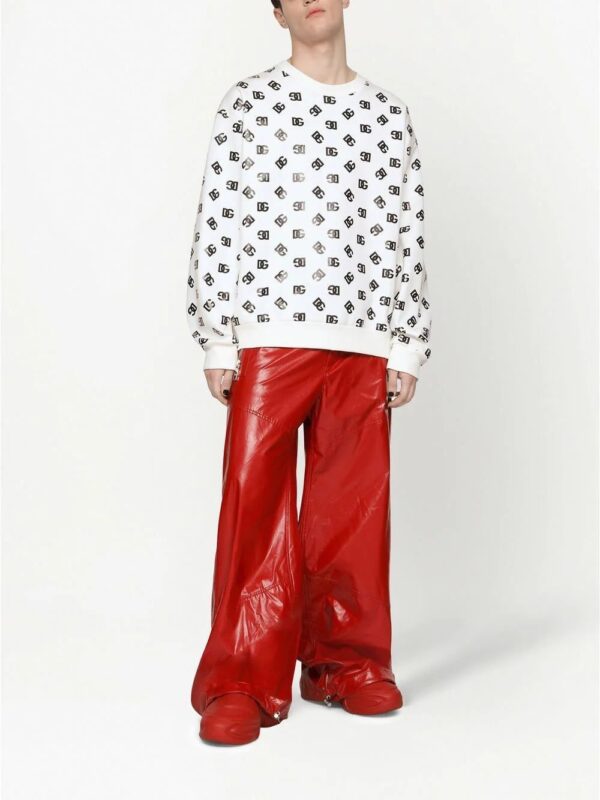 Dolce & Gabbana  all-over logo-print sweatshirt - Image 3