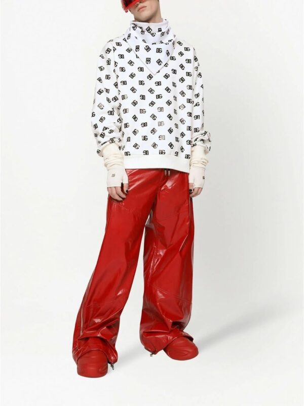 Dolce & Gabbana  all-over logo-print sweatshirt - Image 2