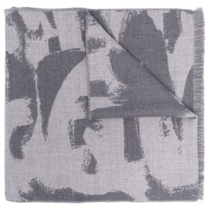 Alexander McQueen  Graffiti-print wool scarf