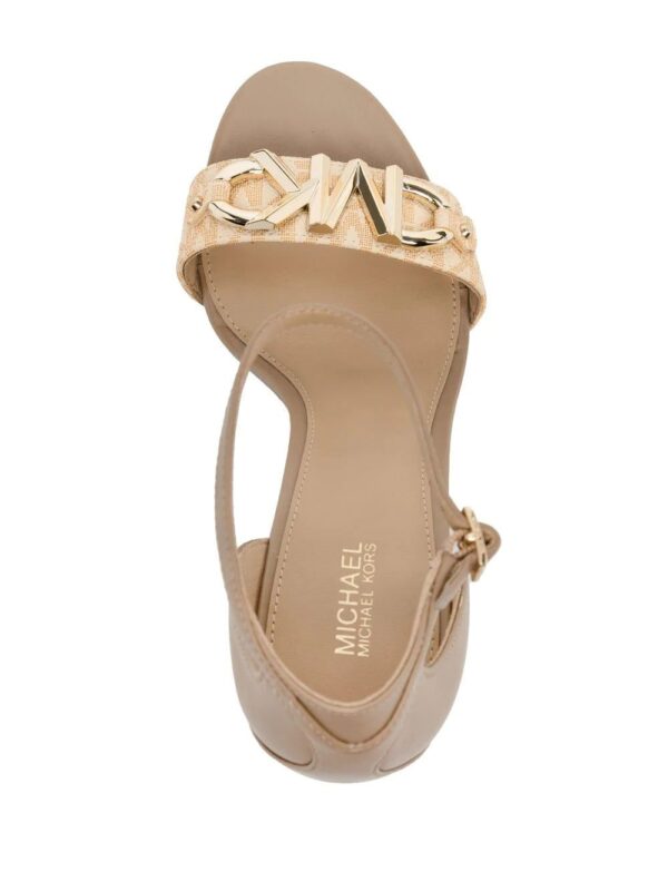 Michael Michael Kors  Izzy logo-plaque sandals - Image 4