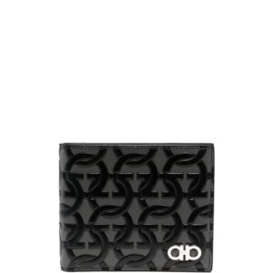 Ferragamo  Gancini pattern bifold wallet