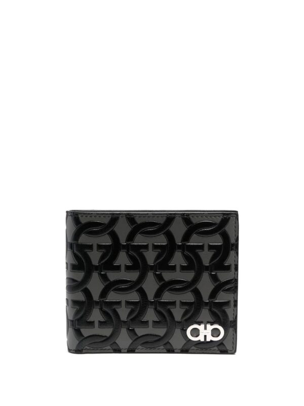 Ferragamo  Gancini pattern bifold wallet