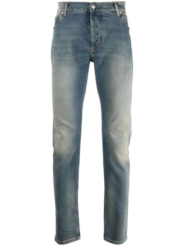 Balmain  mid-rise tapered jeans