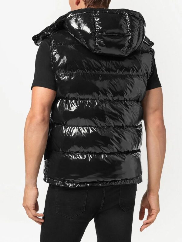 Philipp Plein  logo-patch padded gilet - Image 4