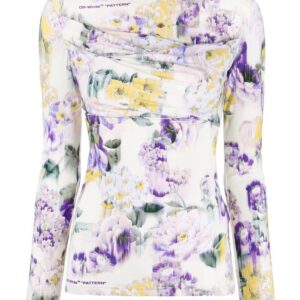 Off-White  Pattern print long-sleeve T-shirt