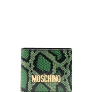 Moschino  snakeskin-print folded wallet