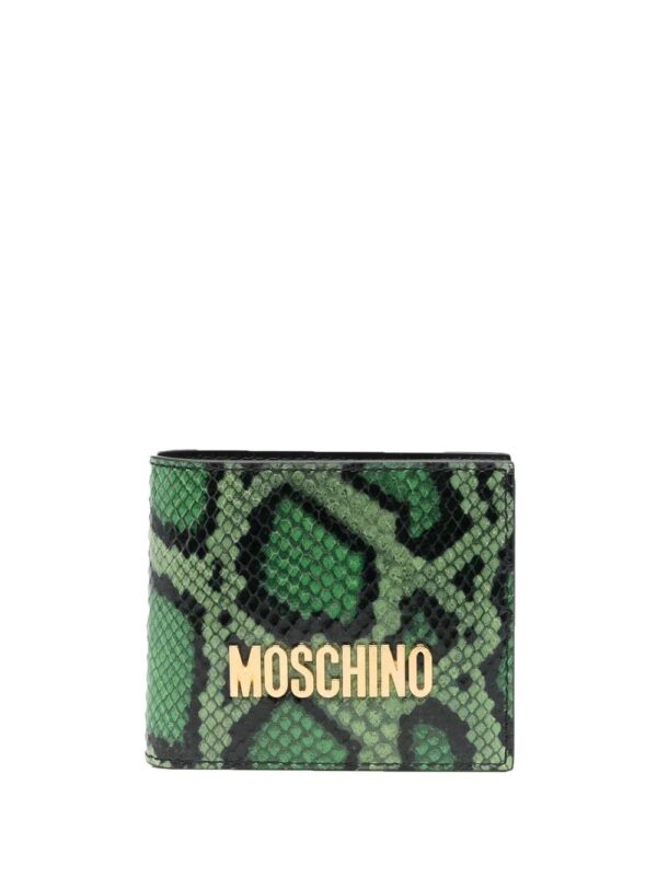 Moschino  snakeskin-print folded wallet
