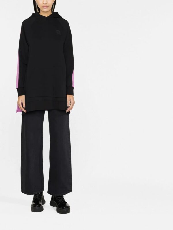 Karl Lagerfeld  Ikonik 2.0 Karl bicolour oversized hoodie - Image 4