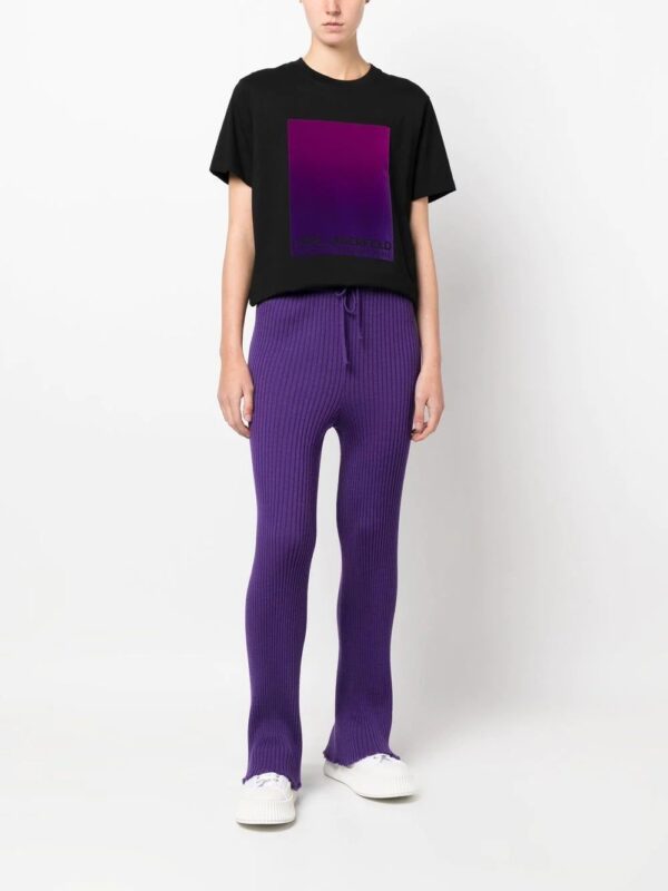 Karl Lagerfeld  flock-logo organic cotton T-shirt - Image 2