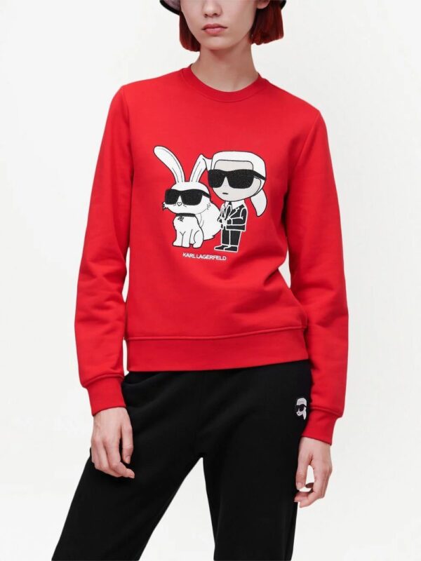 Karl Lagerfeld  Karl Choupette embroidered sweatshirt - Image 3