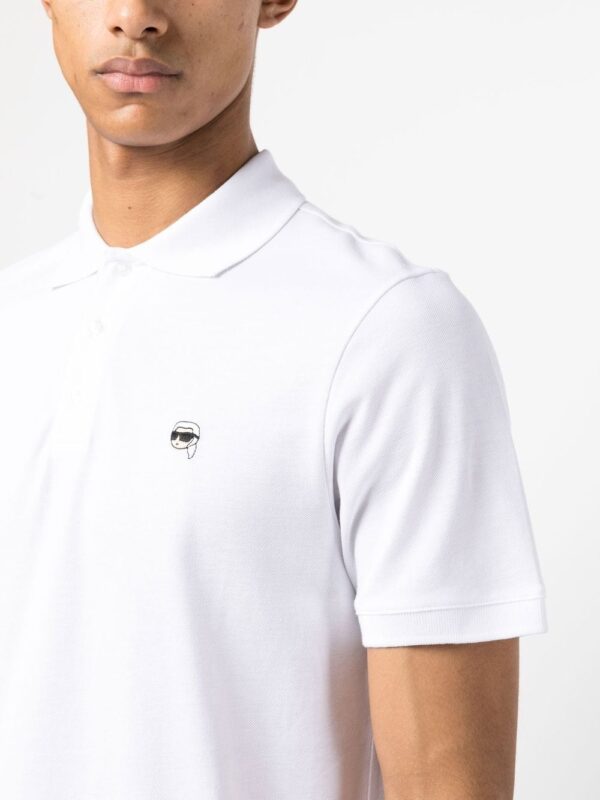 Karl Lagerfeld Ikonik embroidered polo shirt - Image 5