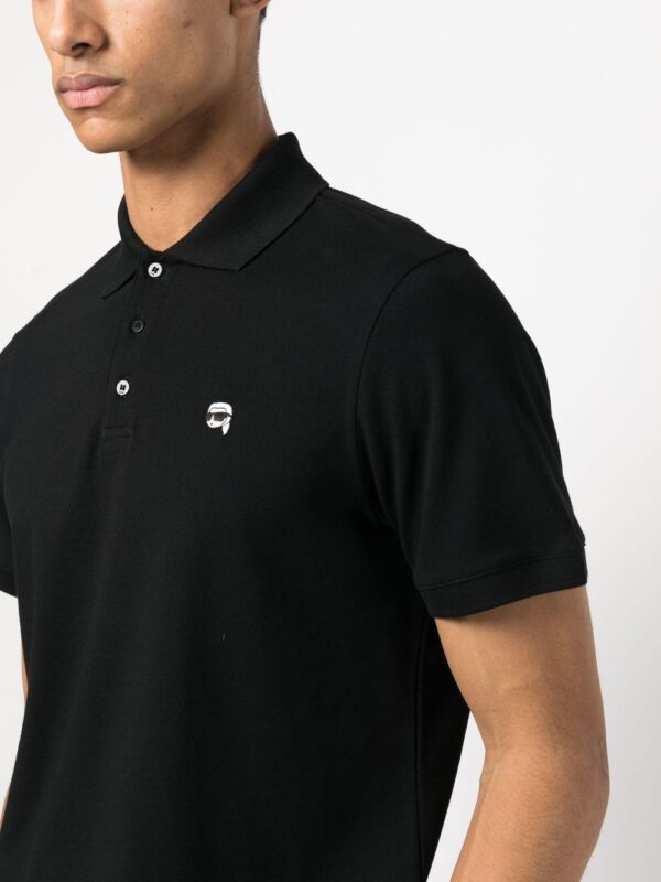 Karl Lagerfeld Ikonik embroidered polo shirt - Image 5
