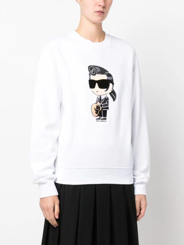 Karl Lagerfeld  K/Superstars crew neck sweatshirt - Image 3