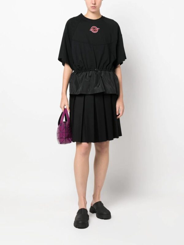 Karl Lagerfeld  logo-print peplum T-shirt - Image 2