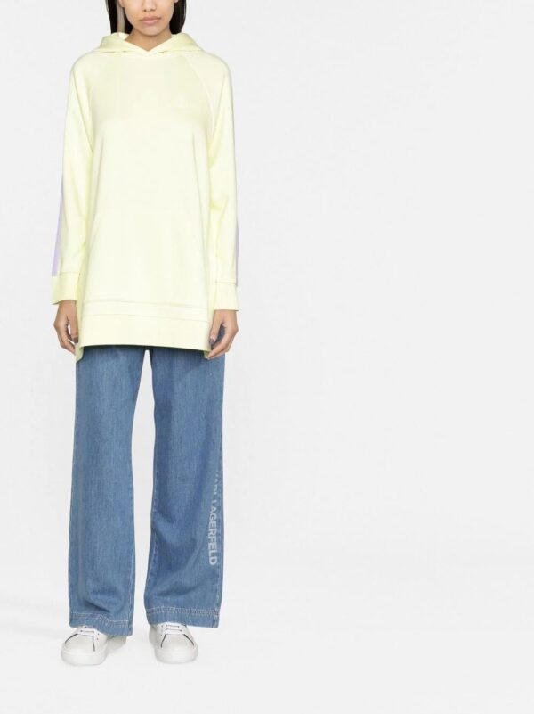 Karl Lagerfeld  Ikonik 2.0 bicolour oversized hoodie - Image 3