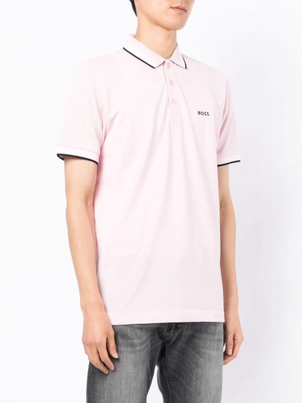 BOSS  logo-embroidered polo shirt - Image 3