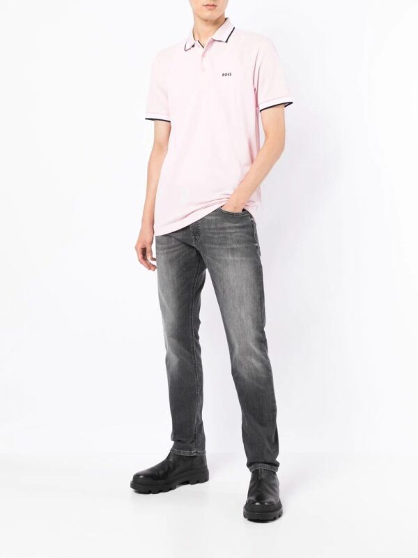 BOSS  logo-embroidered polo shirt - Image 2
