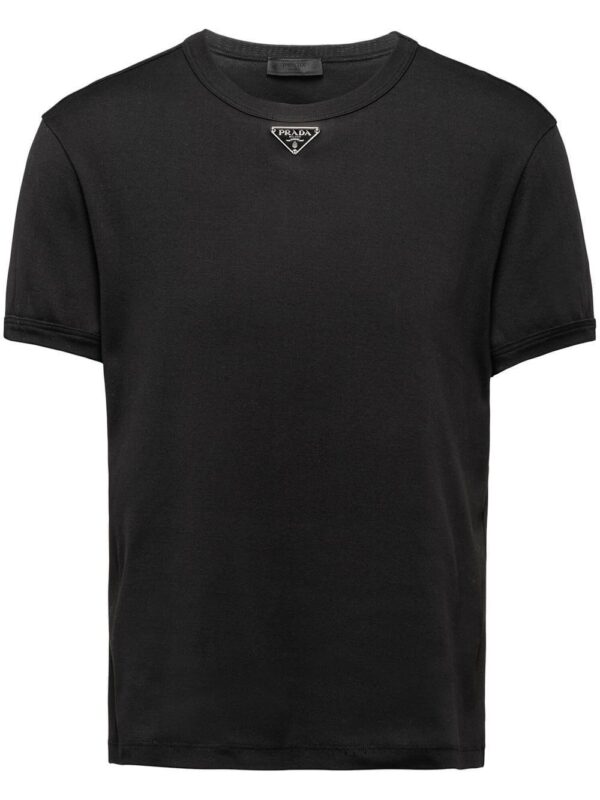 Prada  logo plaque T-shirt