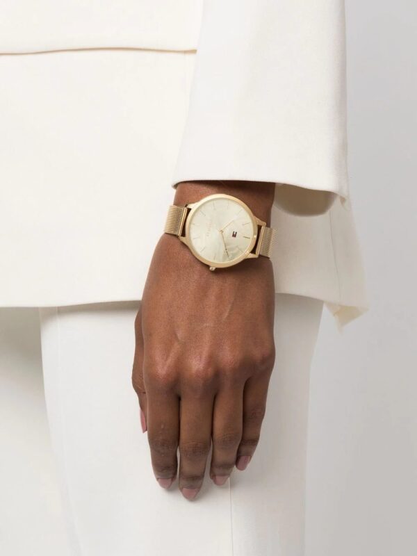 Tommy Hilfiger  gold plated round watch - Image 2