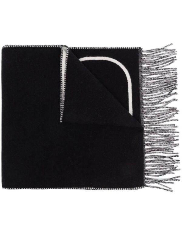 Valentino Garavani  VLogo fringed scarf