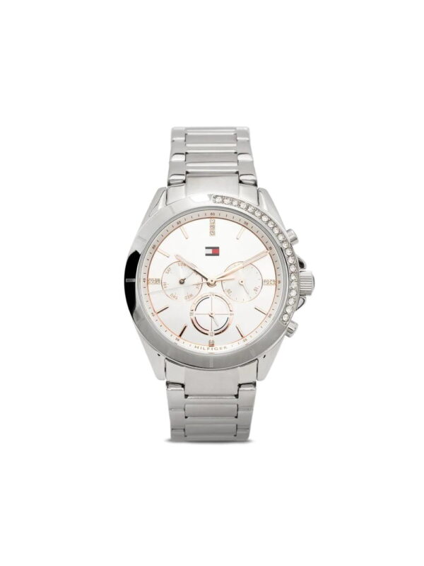Tommy Hilfiger  round mesh-strap watch